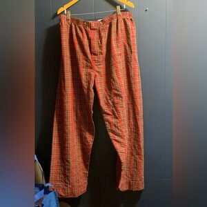 Plaid Red pyjama Pants